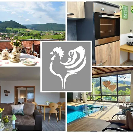 Appartement Goldener Hahn Mit Infrarot Sauna, Panorama Aussicht & Pool, Fruehstuecksservice Im 4*