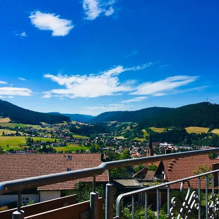 Appartement Goldener Hahn Mit Infrarot Sauna, Panorama Aussicht & Pool, Fruehstuecksservice Im Baiersbronn